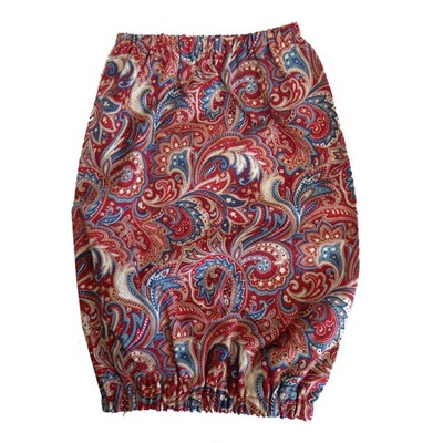 Sale cotton snood - red paisley