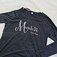 In a Momdaze Womans Long Sleeve shirt, mom shirt, fall shirt - Thumbnail 1