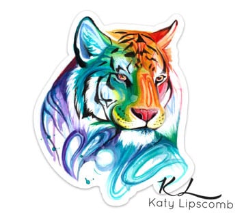 Tiger Spirit - Vinyl Sticker