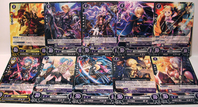 Conquest Fire Emblem Fates Cipher TCG cards (series 6)