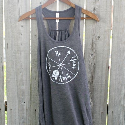 Be your true north womens tank, mom tank