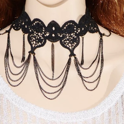 Black lace chokers (5 different styles) - Thumbnail 5