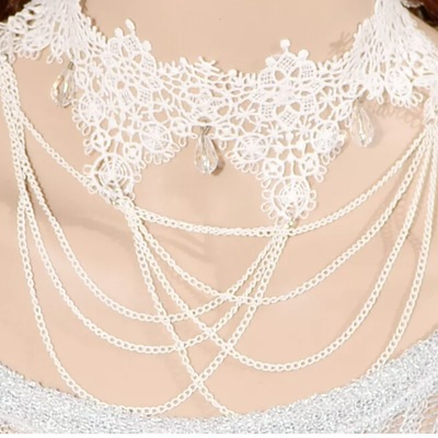 White lace chokers (5 different styles ) - Thumbnail 5