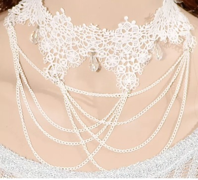 White Lace Chokers (5 different styles )