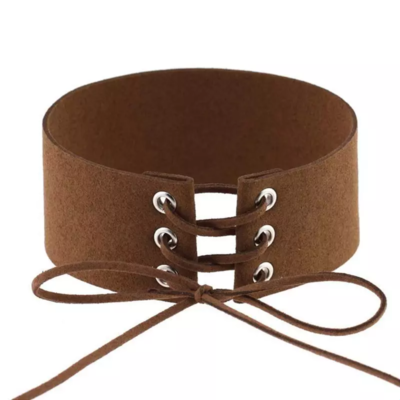 Lace up choker