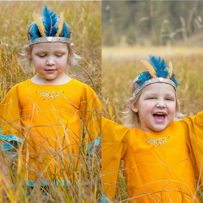 Customizable Feather Crown