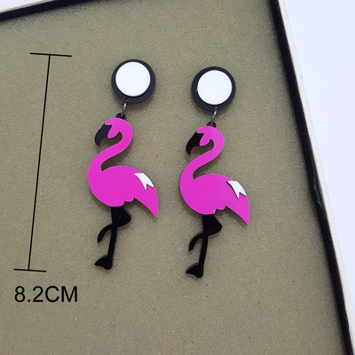 Flamingo earrings - Thumbnail 5