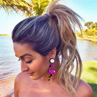 Flamingo Earrings - Thumbnail 2