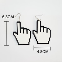 Hand Earrings - Thumbnail 1