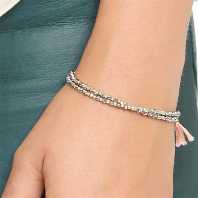 Bohemia Style Authentic Cotton Tassels Charm Bracelets