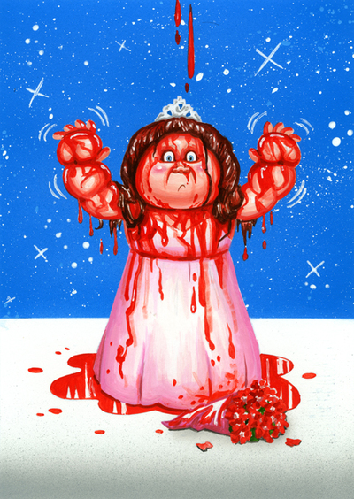 TELLY Kinesis / Scary CARRIE Final Art - Horrorible Kids 2016