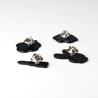 Lips Lipstick Victory Letter Pins Badge Brooches 4PC/Set - Thumbnail 4