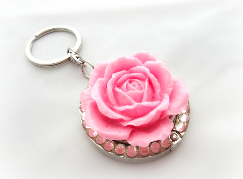 pink rose purse