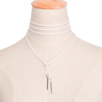  DIY Long Velvet Chain Choker Necklace - Thumbnail 3