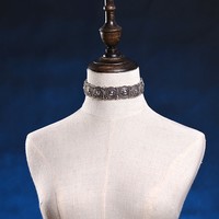 Vintage Ethnic style Bohemian Choker Silver Necklace - Thumbnail 2
