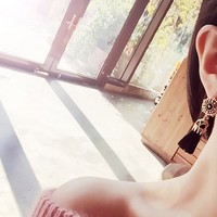 Bohemian Vintage Beads Tassel Drop Earrings - Thumbnail 4