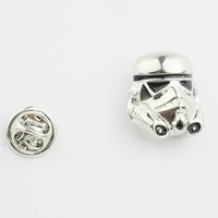 Star Wars Silver Plated Stormtrooper Mask Brooch - Thumbnail 3