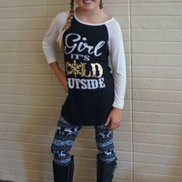 Reindeer Print leggings - Thumbnail 1