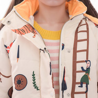 Harajuku cartoon graffiti coat - Thumbnail 3