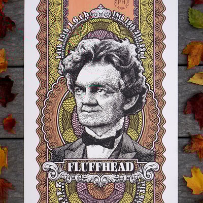 Phish fluffhead fall tour 2016 print