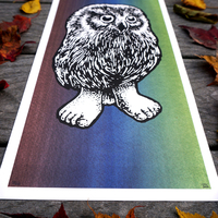 Baby Hooter Art Print - Thumbnail 1