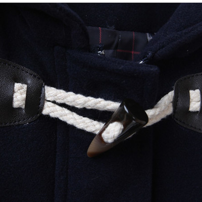 Harajuku college wind horn buttons jacket