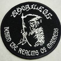 SACRILEGE circle embroidered patch