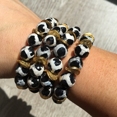 Black & white bracelet