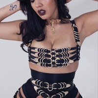 Uri Bra ( Black + Gold ) - Thumbnail 2