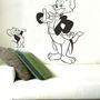 TOM & JERRY CARTOON Cute Home DIY KID's Room Decoration Wall Sticker Decal - Thumbnail 1