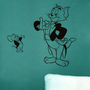 TOM & JERRY CARTOON Cute Home DIY KID's Room Decoration Wall Sticker Decal - Thumbnail 2