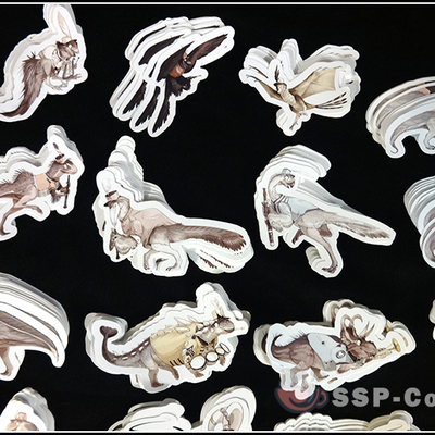 The marching band of the dinosaurs stickers