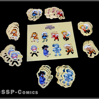 The sanity circus stickers