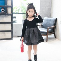 Black with Silver Sparkle Dress - Thumbnail 3