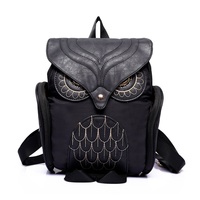 Trendy Women's Satchel Owl Shape and Solid Color Design Backpack - Thumbnail 2