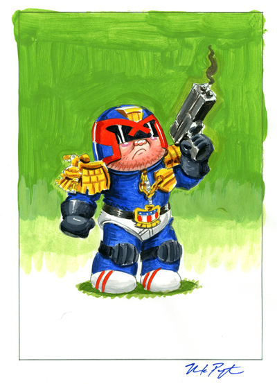 Dread PHIL / Judge N. JERRY Color Rough - Slop Culture Kids 2016