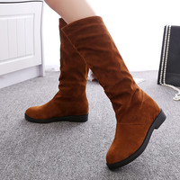New Style Boots and Fashion Leisure Personality All-match Cashmere Boots Shoes - Thumbnail 1