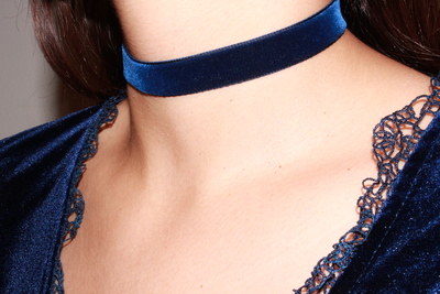 The Royal Blue Choker 