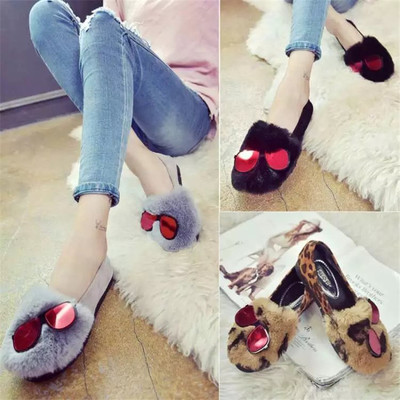 2016 New Korean Flat Shoes Fashion Comfortable Warm Women Shoes