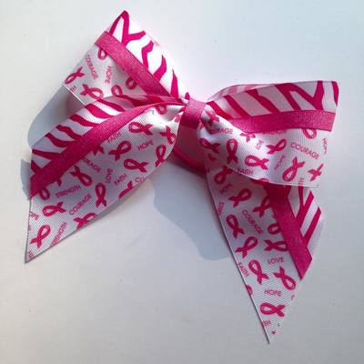 Team Breast Cancer Bows (20 Bows)