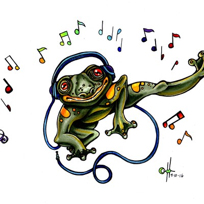Original: dancing frog