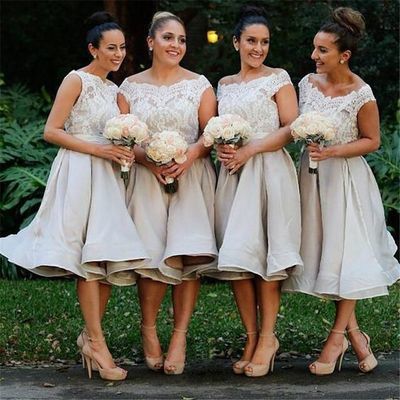 Lace short bridesmaid dresses, off shoulder bridesmaid dresses, grey bridesmaid dresses, custom bridesmaid dress, custom bridesmaid dresses,bds00148
