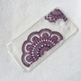 Hand Painted Henna Phone Case iPhone 7 Mandala Clear Case Samsung Galaxy Note LG Sony Xperia Case Art Hand Drawn -2