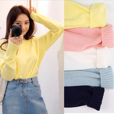 Multicolor V-neck Sweater