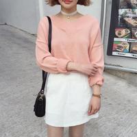 Multicolor V-neck Sweater - Thumbnail 2