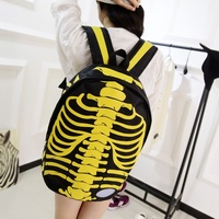 Fashion Skeleton School Backpack Girl Backpack - Thumbnail 1