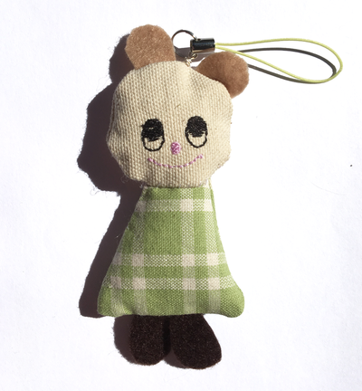 Green Apple Keychain