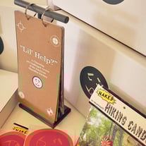 "Lil' Help?" - find this sculptural future food/art book at: jK-Mart (https://tinyurl.com/3na6mwpj)