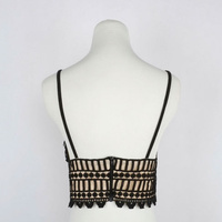 Natasha Lace Mesh Crop Top - Thumbnail 3
