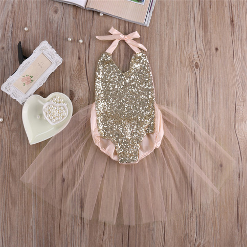 Shine Bright Bodysuit Tutu Dress